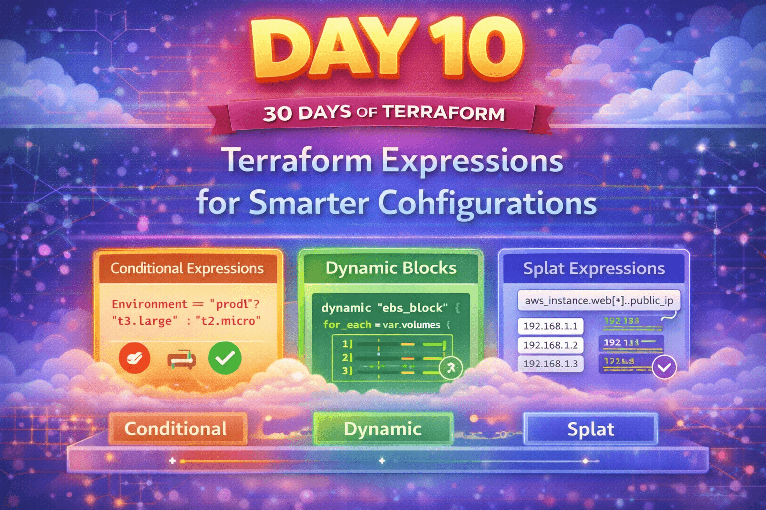 Day 10 of #30DaysOfTerraform: Writing Smarter Terraform with Expressions