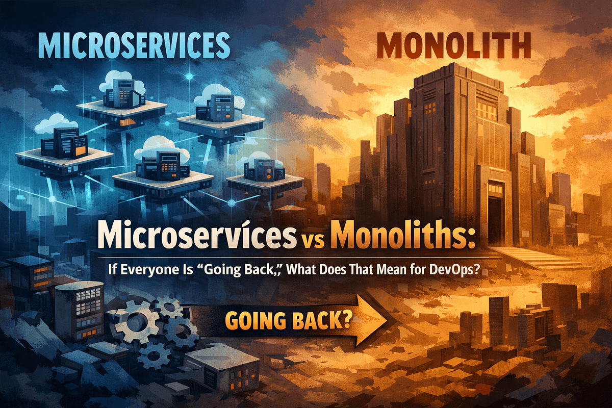 Microservices vs Monoliths: If Everyone Is “Going Back,” What Does That Mean for DevOps?