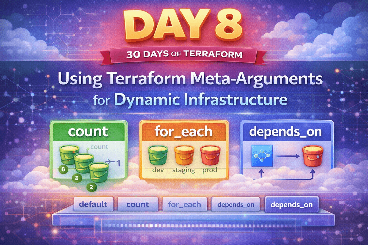 Day 8 of #30DaysOfTerraform — Terraform Meta-Arguments: Writing Dynamic Infrastructure