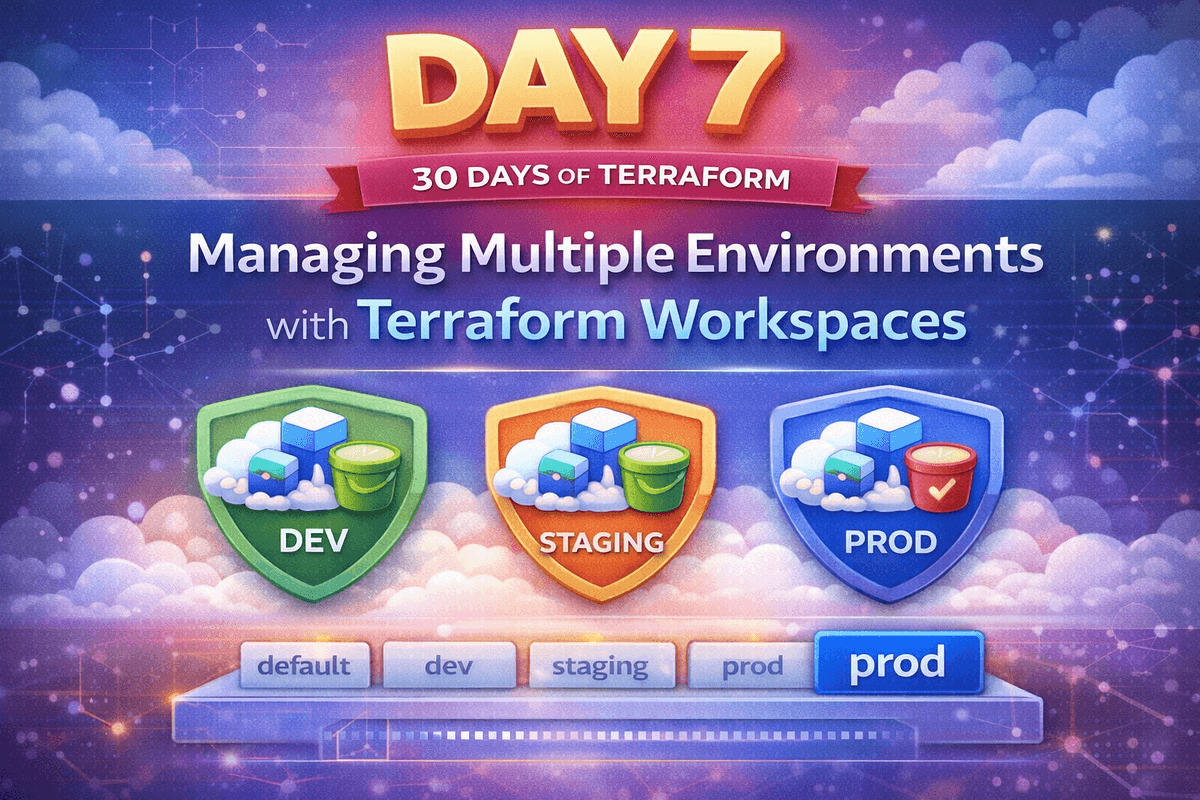 Day 7 of #30DaysOfTerraform: Managing Multiple Environments with Terraform Workspaces